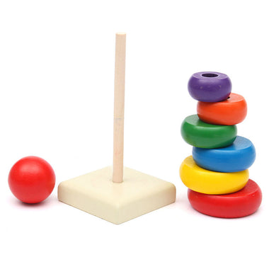 Wooden Rainbow Stack Up