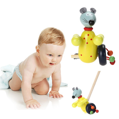 Baby Wooden Mice Trolley