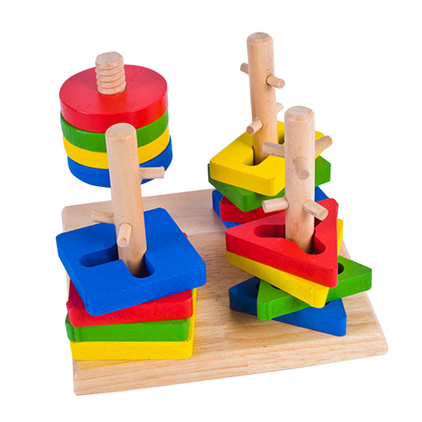 Column Shapes Stacking Toys