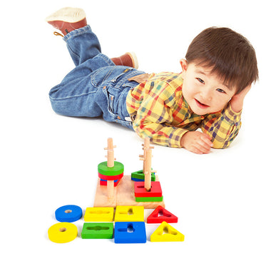Column Shapes Stacking Toys